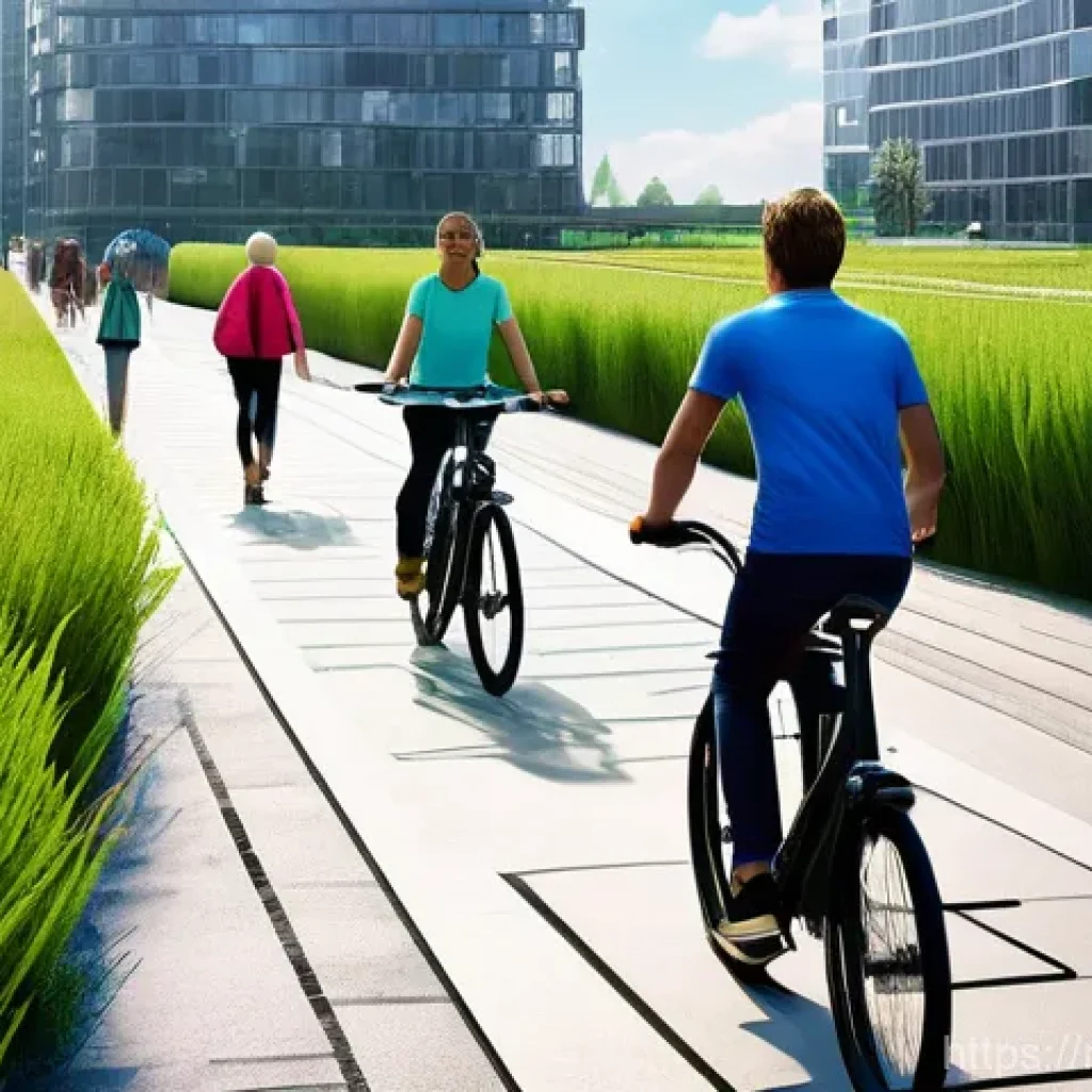 지구과학자 교육 플랫폼 - **Prompt:** A vibrant, optimistic scene in a futuristic Dutch city demonstrating advanced climate ad...