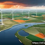 Home 19 지구과학자 학문적 업적 - A detailed scientific illustration of a tectonic plate boundary in the Netherlands region, showing t...